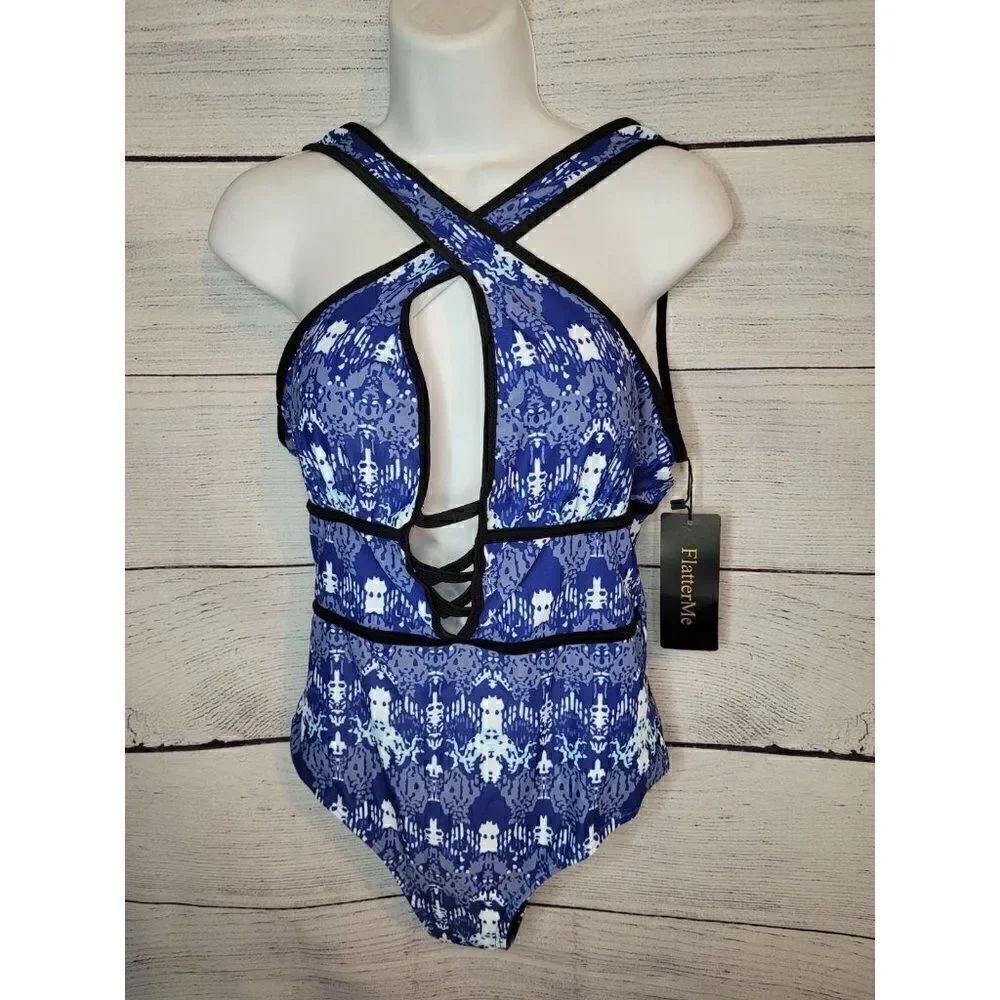Women's One Piece Swimsuit Medium‎